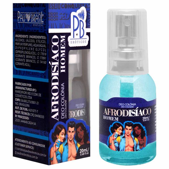Afrodisíaco Homem Deo Colônia 20ml Pb La Pimienta