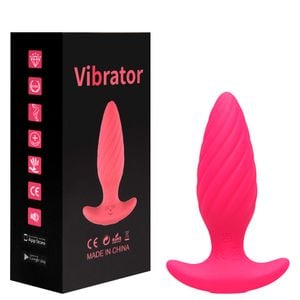 Plug Anal Vibrador 10,3 X 3,2cm Recarregável Yaffa