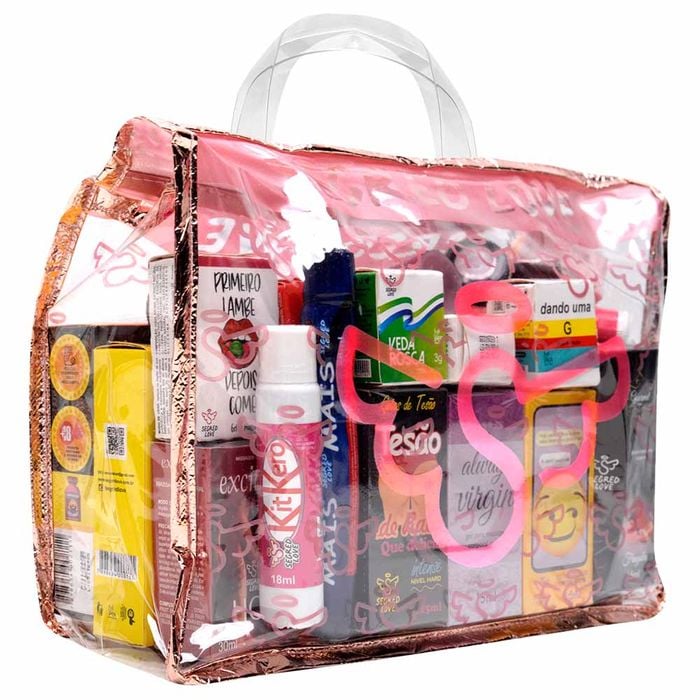 Kit O Prazer é Todo Seu 40 Itens Segred Love