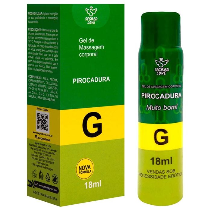 Pirocadura Excitante Masculino 18ml Segred Love