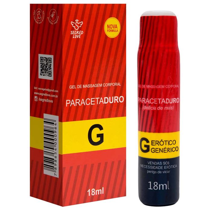 Paracetaduro Excitante Masculino 18ml Segred Love