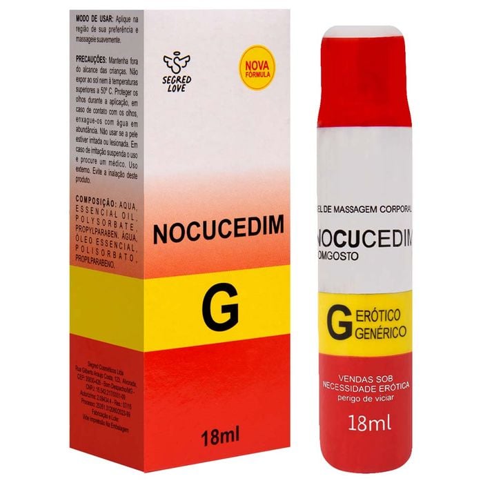 Nocucedim Gel Dessensibilizante 18ml Segred Love