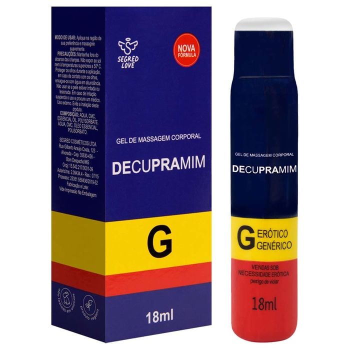 Decupramim Dessensibilizante Anal 18ml Segred Love