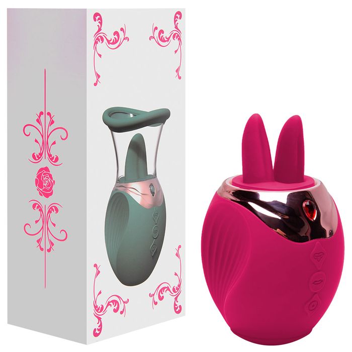 Vibrador Clitóris Língua Com Sucção Sexy Import