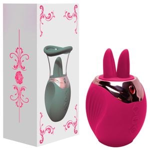 Vibrador Clitóris Língua Com Sucção Sexy Import