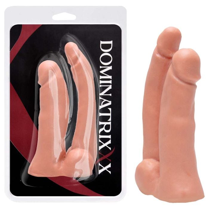 Prótese Maciça Dupla 17 X 2,5cm Dominatrixxx