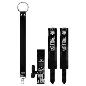 Coleira Com Tira E Algema Medusa Sado êxtase