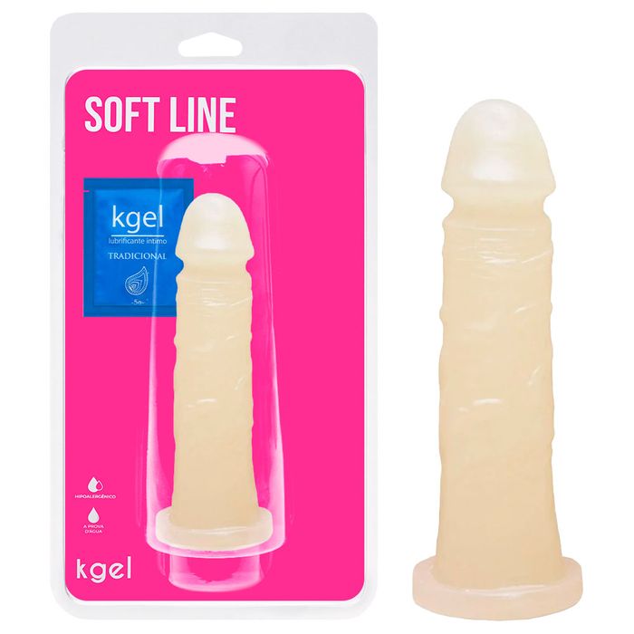 Pênis De Borracha Fosforescente 17,5 X 3,8cm Kgel