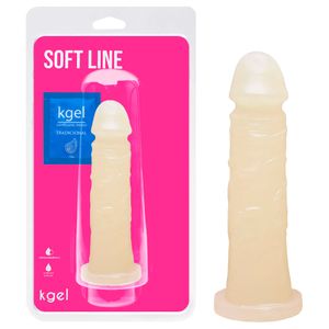 Pênis De Borracha Fosforescente 17,5 X 3,8cm Kgel