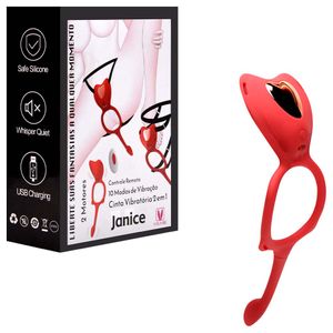 Cinta Vibratória 2 Em 1 Anal Janice Youvibe Vipmix