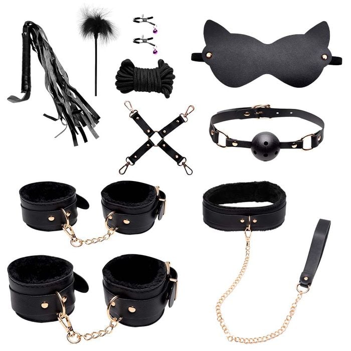 Kit Sado Bondage Com 10 Produtos Youvibe Vipmix