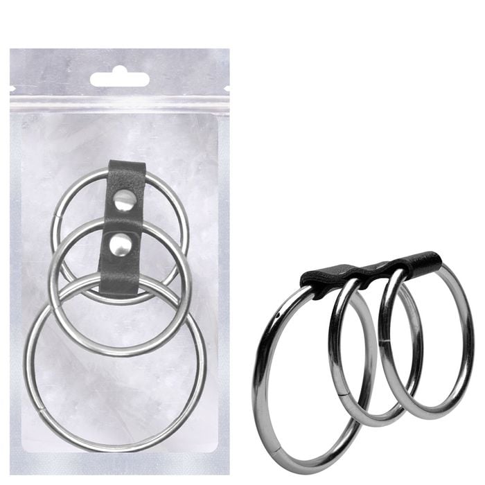 Kit 3 Anéis Peniano Alumínio Sexy Import