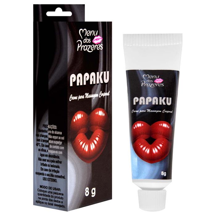 Papaku Dessensibilizante Anal 8g Menu Dos Prazeres