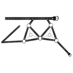 Harness Contorno De Busto Em Couro 2 Sexy Import