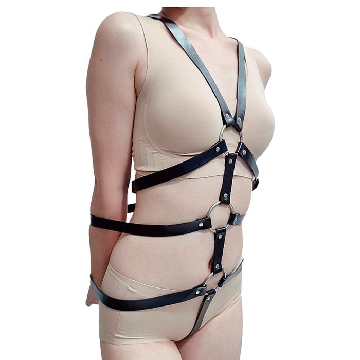 Harness Corporal Contenção Algemas Sexy Import