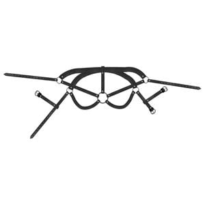 Harness Contorno Busto Em Couro 5 Sexy Import