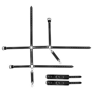 Harness Em Couro Com Algema 2 Sexy Import