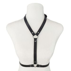 Harness Peitoral Em Couro Sexy Import