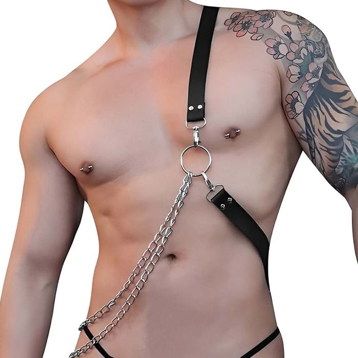 Harness Masculino Corrente 2 X 100cm Sexy Import