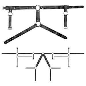 Conjunto Harness Peitoral E Cinta Liga Sexy Import