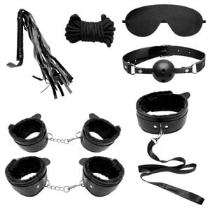 Kit Fetiche Bondage Sado 7 Itens Sexy Import