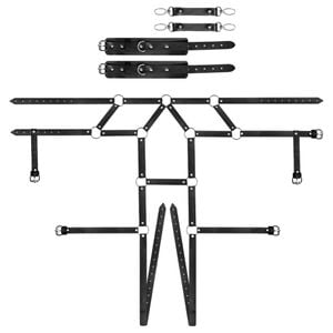 Harness Corporal Com Algema Couro Sexy Import