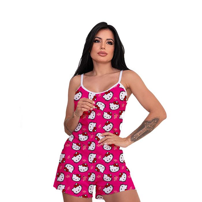 Macaquinho Virgínia Hello Kitty Pk Gota De Sonho