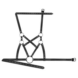 Harness Contorno De Busto Em Couro 4 Sexy Import