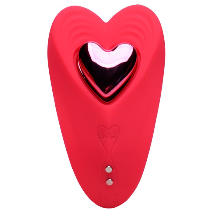 Vibrador Calcinha Coração Via App Recarga Usb Yaffa
