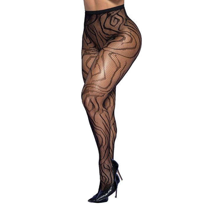 Meia Calça Sensual Com Transparência Yaffa