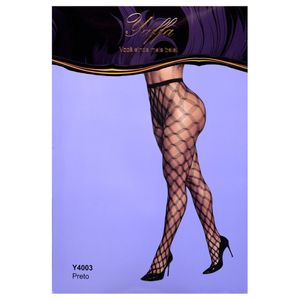 Meia Calça Sensual Com Arrastão Yaffa