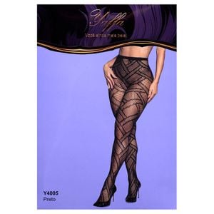 Meia Calça Sensual Com Transparência 2 Yaffa