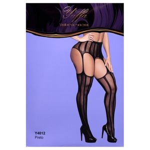 Meia Calça Sensual Cinta Liga Integrada 3 Yaffa