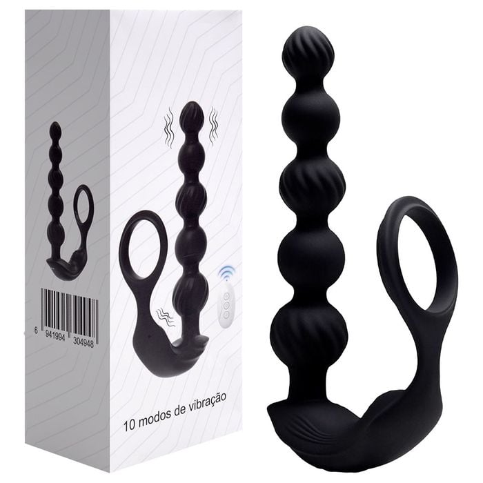 Vibrador Próstata Anel Long Plug Alwup Sexy Import
