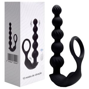 Vibrador Próstata Anel Long Plug Alwup Sexy Import
