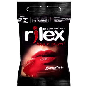 Preservativo Sensitive 03 Unidades Rilex