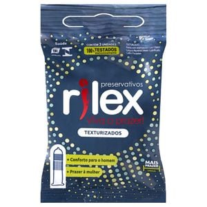 Preservativo Texturizado 03 Unidades Rilex
