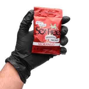 Preservativo Morango Com 3 Unidades Sex Free