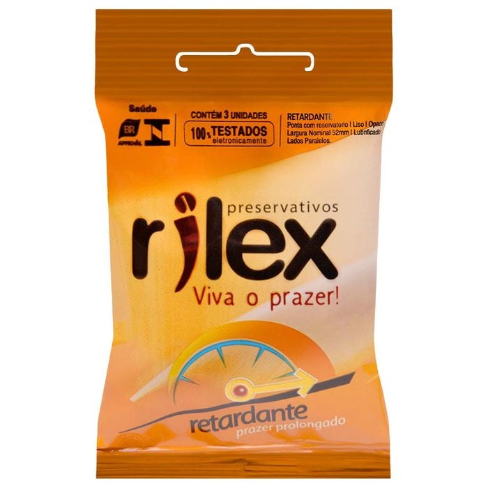Preservativo Retardante 03 Unidades Rilex