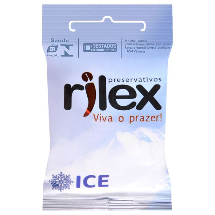 Preservativo Ice 03 Unidades Rilex