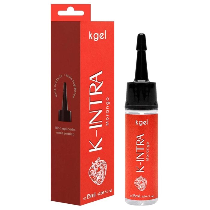 K–intra Lubrificante Aroma Morango 15ml Kgel