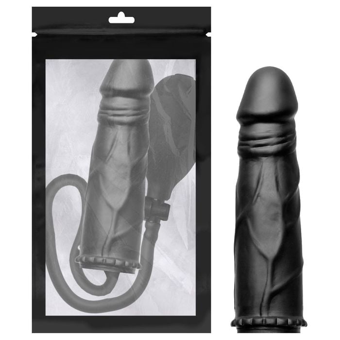 Pênis Silicone Inflável 14,5 X 3,3cm Sexy Import