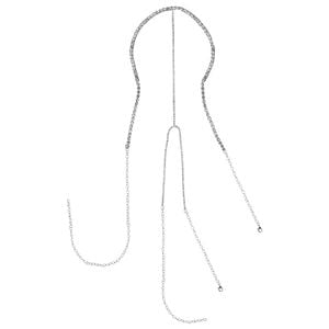 Bodychain Busto Aro Strass Joia De Corpo Yaffa