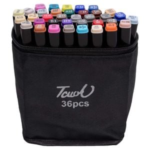 Canetinhas Black Bobbie Goods Pontas Dupla 36 Peças