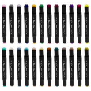 Canetinhas Black Bobbie Goods Pontas Dupla 24 Peças