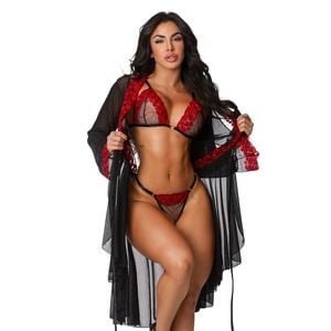 Robe Chamas Do Prazer Em Tule Bordado Tallyta