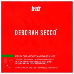 Kit Calda Picante E Vibro Bullet Deborah Secco Intt
