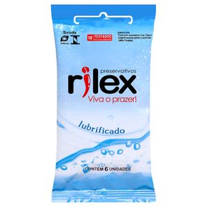 Preservativo Tradicional Lubrificado 06 Unidades Rilex