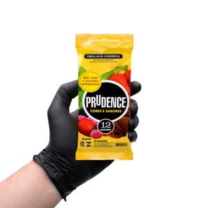 Preservativo Mix Cores E Sabores 12 Unidades Prudence