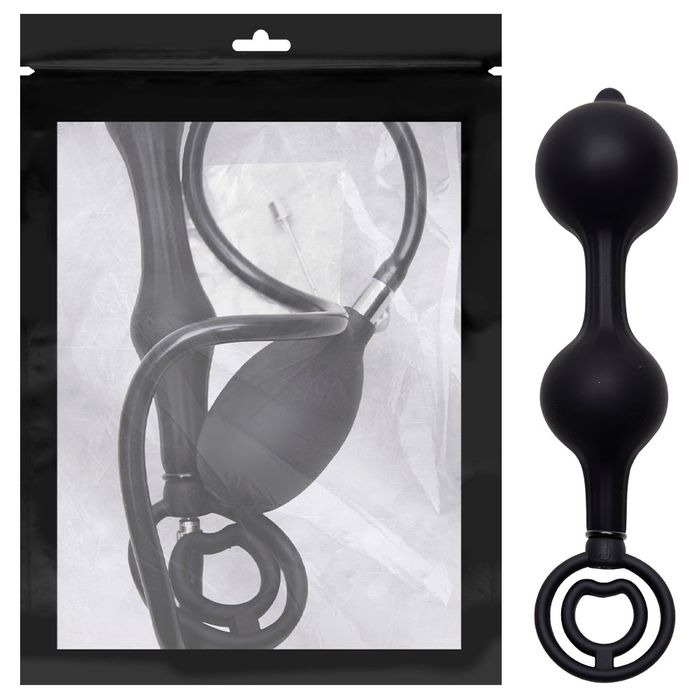 Plug Anal Anel Duplo Inflável 22,5 X 5cm Sexy Import